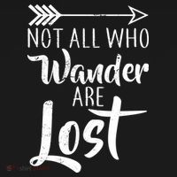 Not All Who Wander Are Lost Hiking Ornament thumb 1
