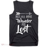 Not All Who Wander Are Lost Hiking Tank Top thumb 0