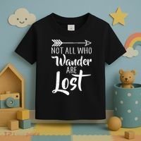 Not All Who Wander Are Lost Hiking Toddler T-Shirt thumb 3