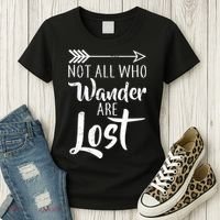 Not All Who Wander Are Lost Hiking Women's T-Shirt thumb 3