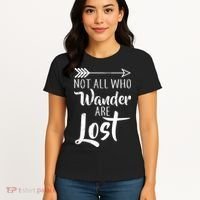 Not All Who Wander Are Lost Hiking Women's T-Shirt thumb 4