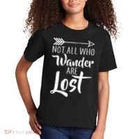 Not All Who Wander Are Lost Hiking Kids T-Shirt thumb 2
