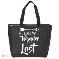 Not All Who Wander Are Lost Hiking Tote Bag thumb 0