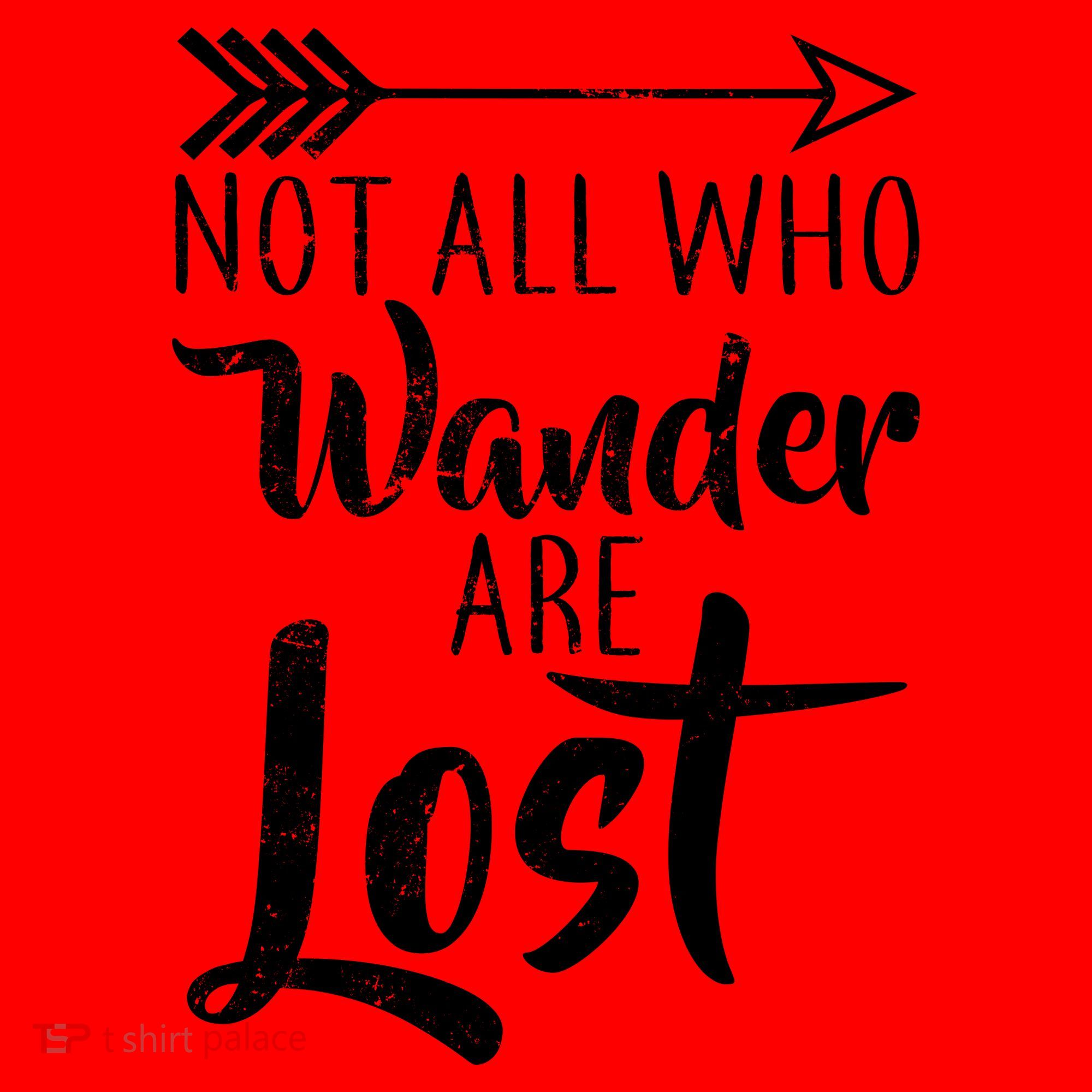 Not All Who Wander Are Lost Hiking Santa Hat