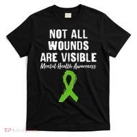 Not All Wounds Are Visible Mental Health Awareness T-Shirt thumb 0