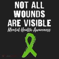 Not All Wounds Are Visible Mental Health Awareness Beanie thumb 2