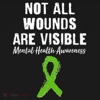 Not All Wounds Are Visible Mental Health Awareness Coaster thumb 2