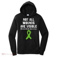 Not All Wounds Are Visible Mental Health Awareness Women's Hoodie thumb 0