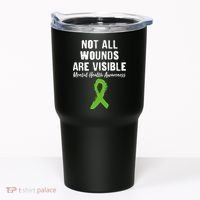 Not All Wounds Are Visible Mental Health Awareness Tumbler thumb 0