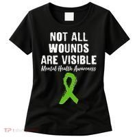 Not All Wounds Are Visible Mental Health Awareness Women's T-Shirt thumb 0