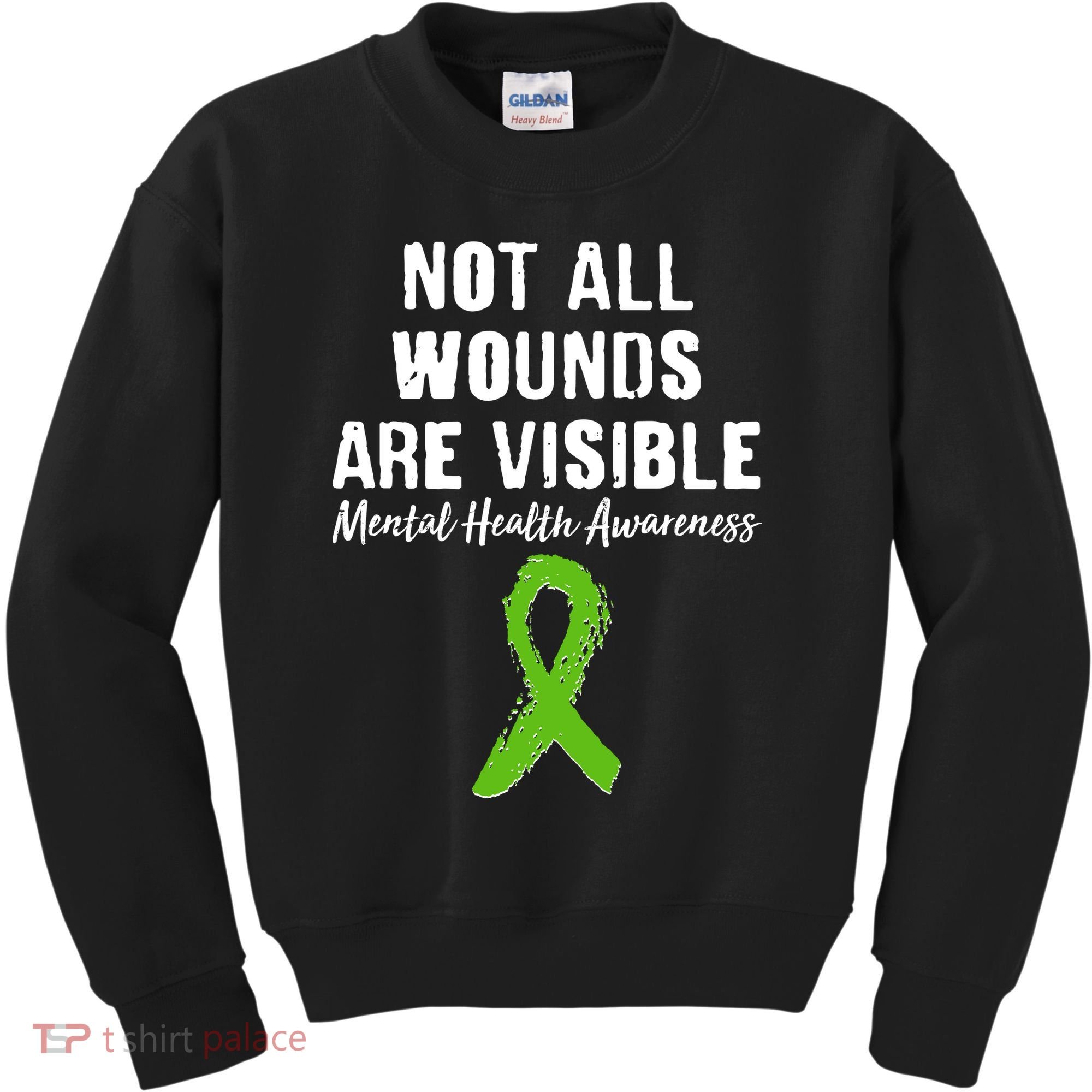 Not All Wounds Are Visible Mental Health Awareness Kids Sweatshirt