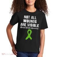 Not All Wounds Are Visible Mental Health Awareness Kids T-Shirt thumb 2