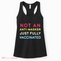 Not An Anti-Masker Just Vaccinated Women's Tank Top thumb 0