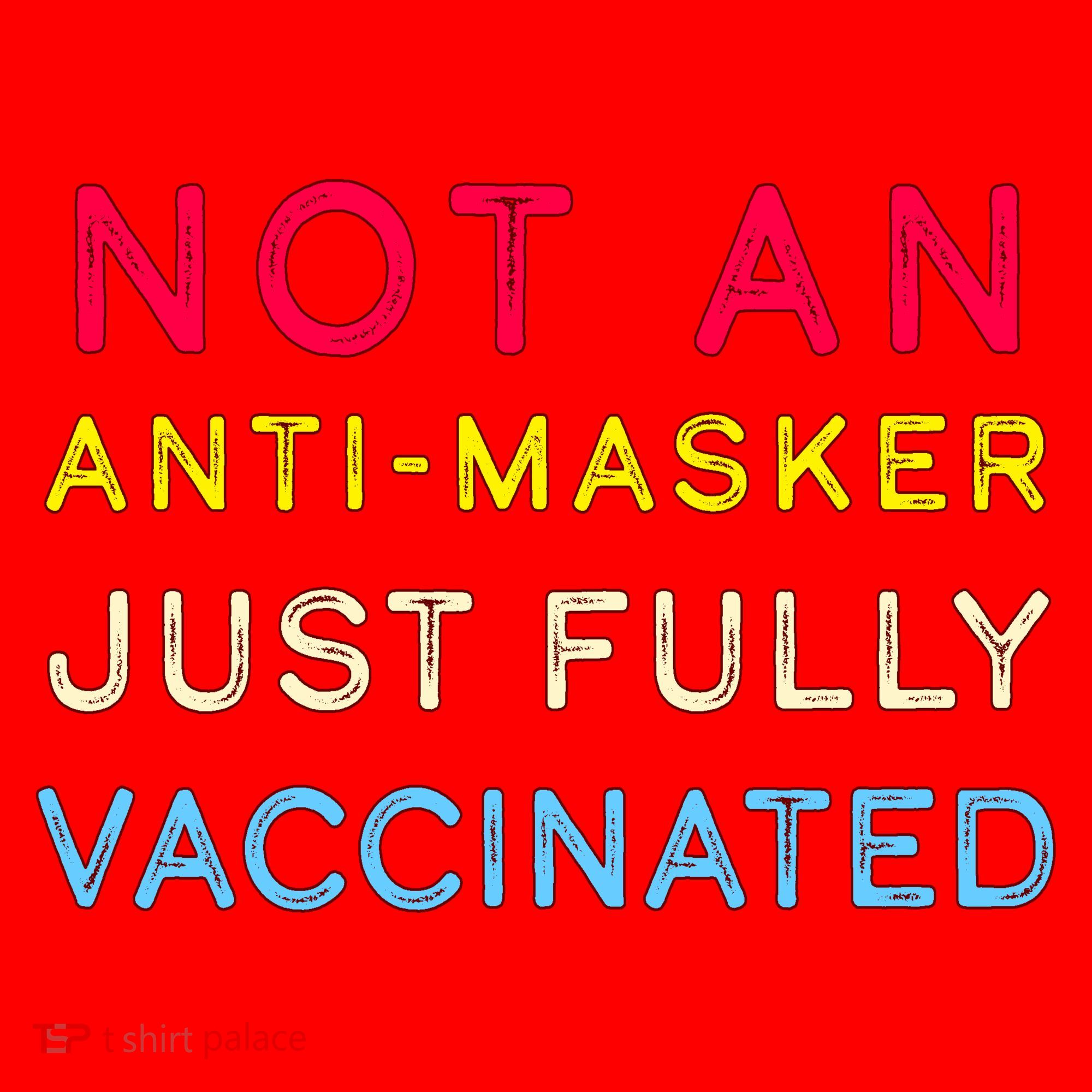 Not An Anti-Masker Just Vaccinated Santa Hat