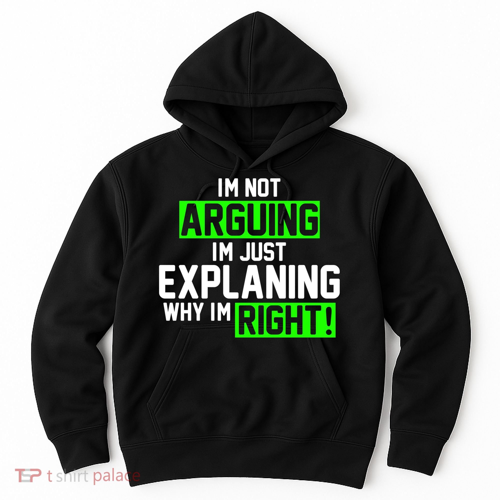 Not Arguing Explaining Why I'm Right Funny Meme Hoodie