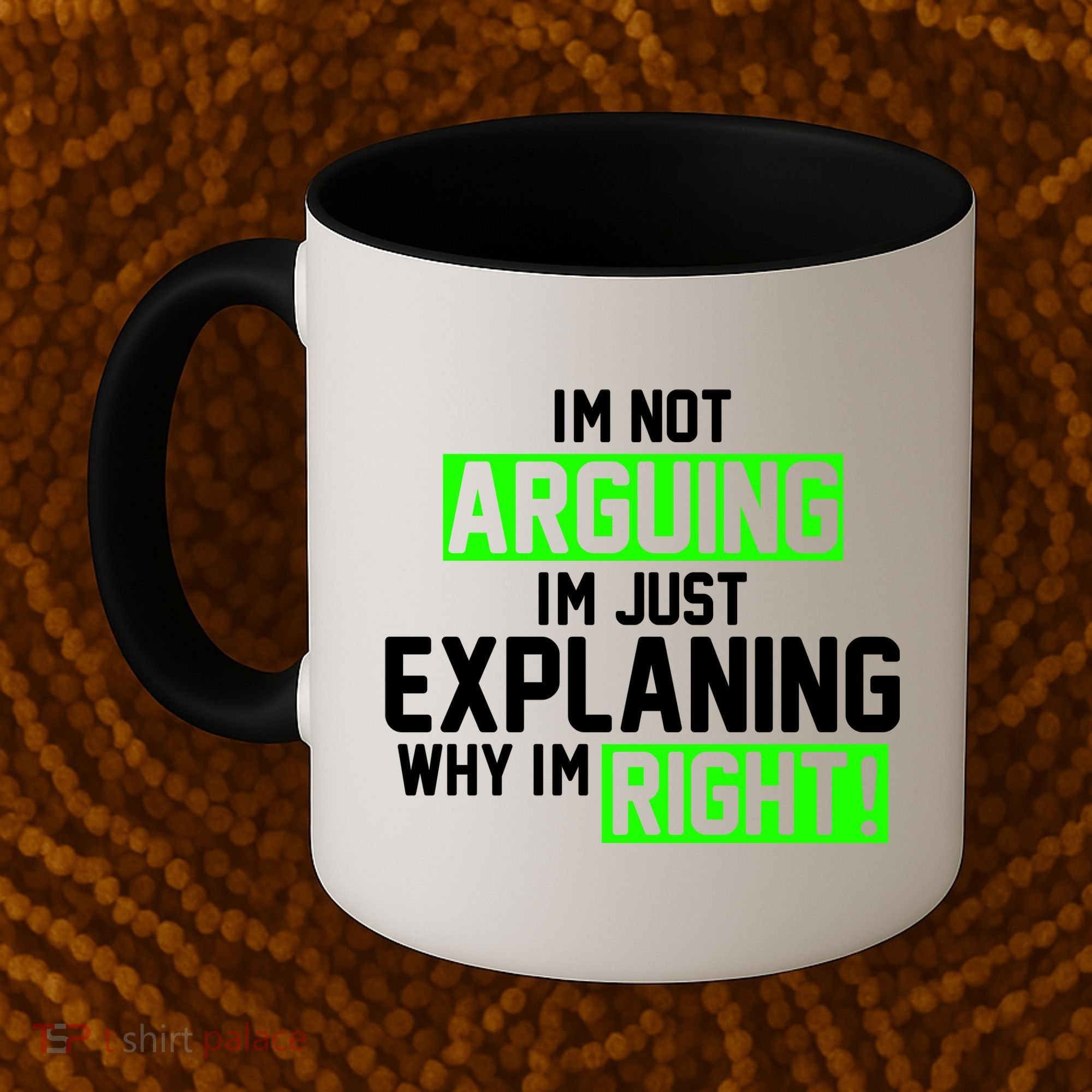 Not Arguing Explaining Why I'm Right Funny Meme Coffee Mug