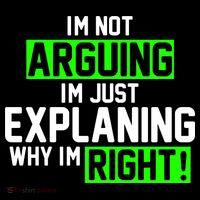 Not Arguing Explaining Why I'm Right Funny Meme Women's Hoodie thumb 2
