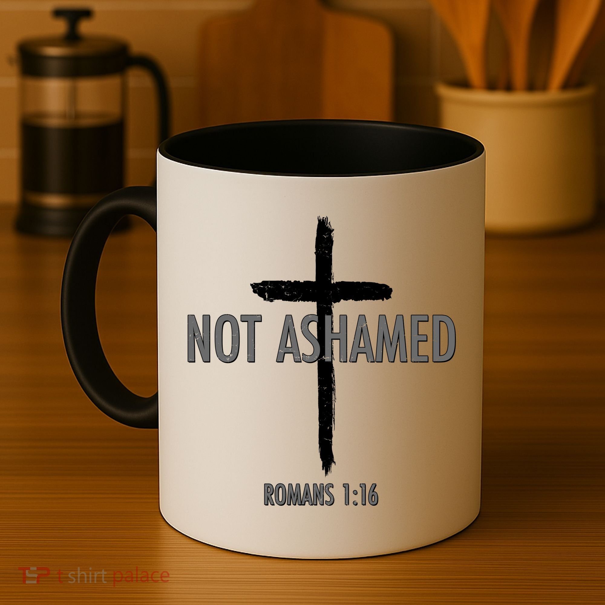 Not Ashamed Romans 1:16 Coffee Mug