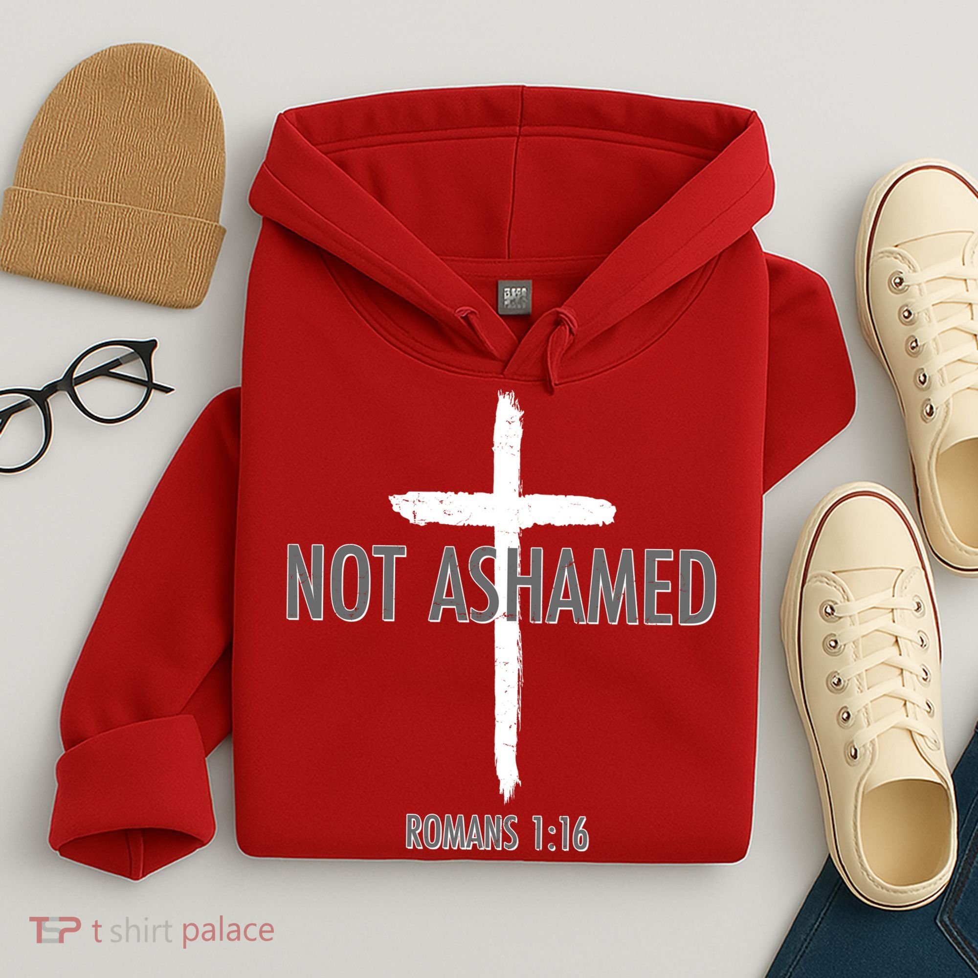 Not Ashamed Romans 1:16 Hoodie