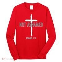 Not Ashamed Romans 1:16 Long Sleeve Shirt thumb 0