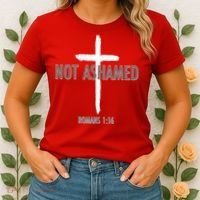 Not Ashamed Romans 1:16 Women's T-Shirt thumb 2