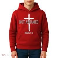 Not Ashamed Romans 1:16 Kids Hoodie thumb 4
