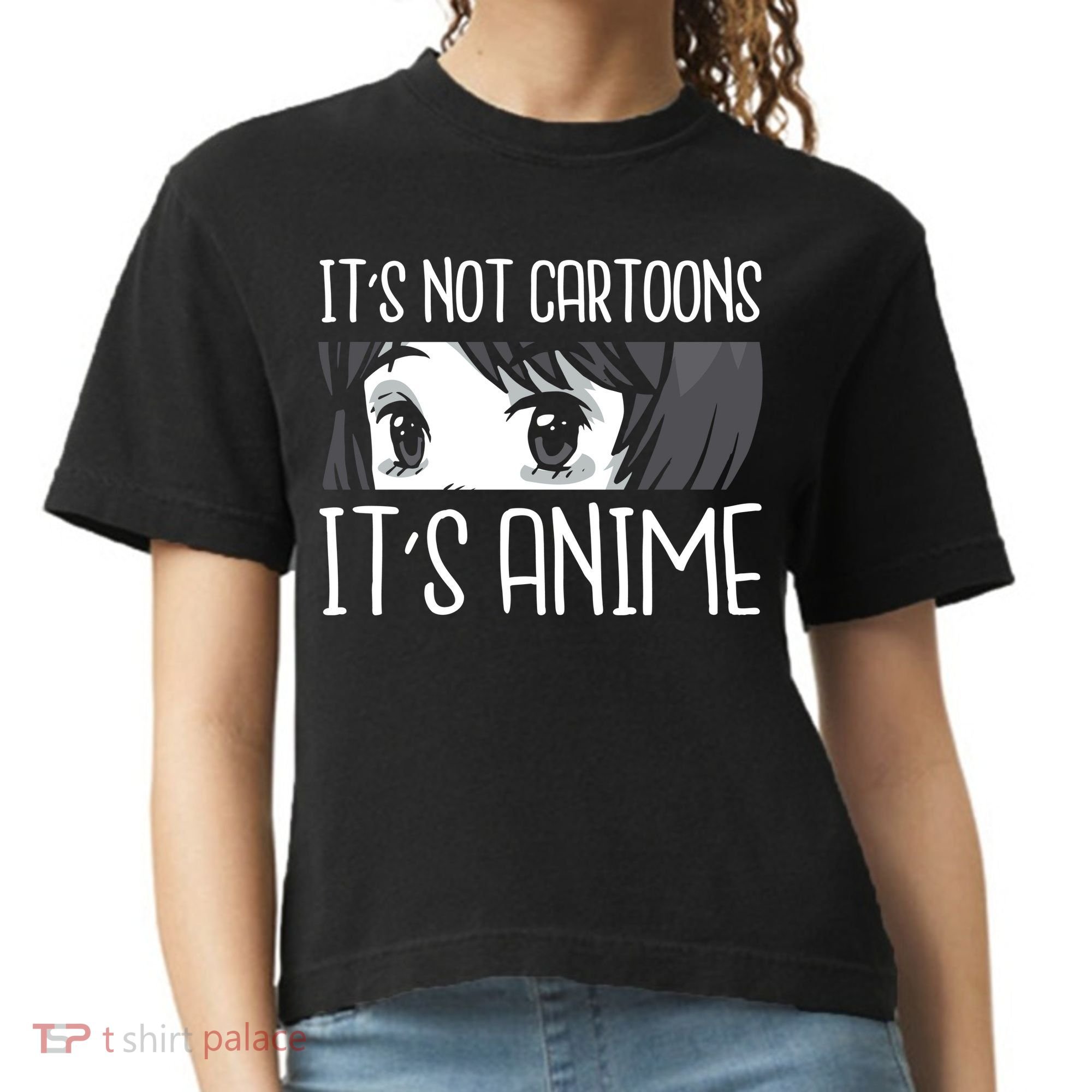 Not Cartoons It's Anime Comfort Colors Boxy T-Shirt