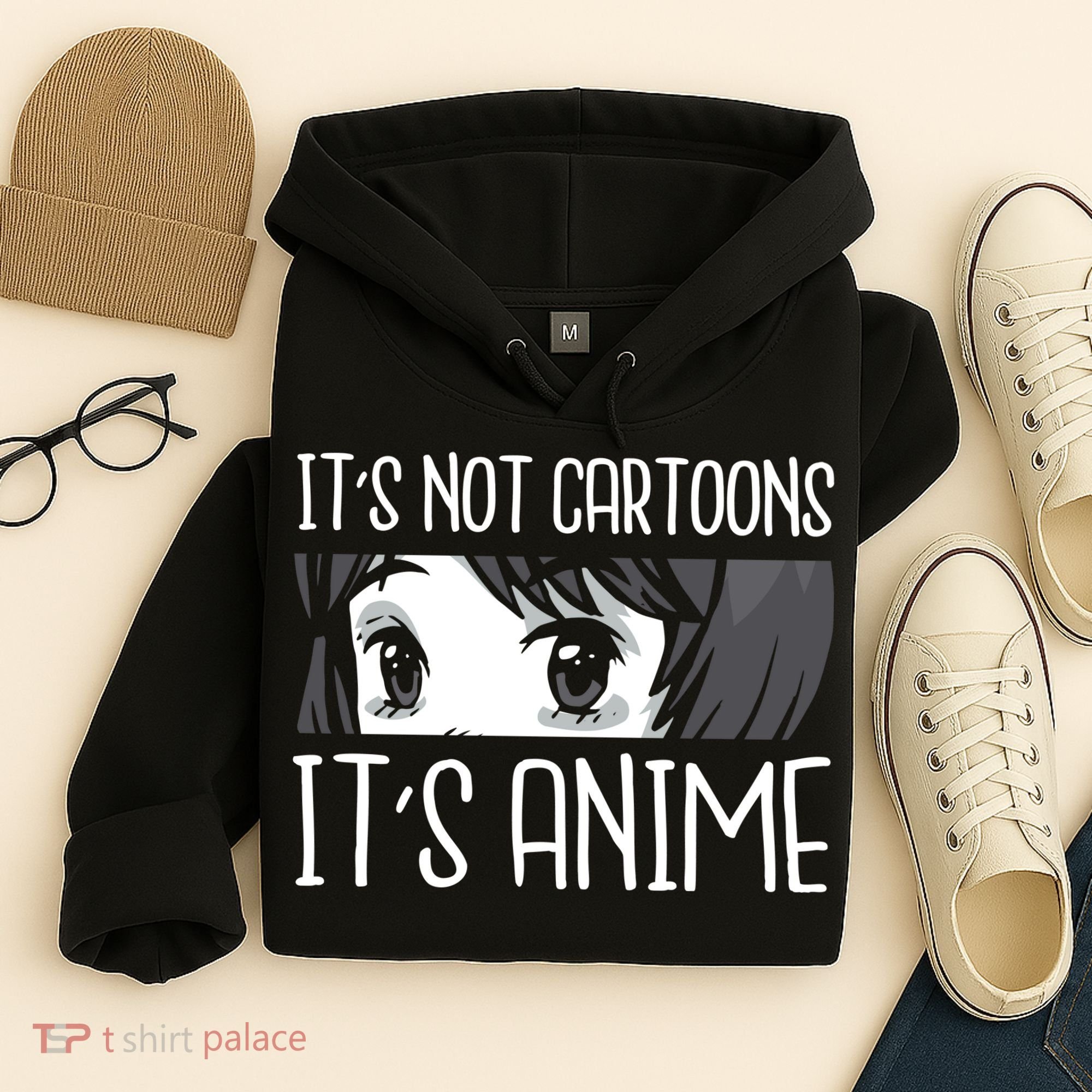 Not Cartoons It's Anime Hoodie
