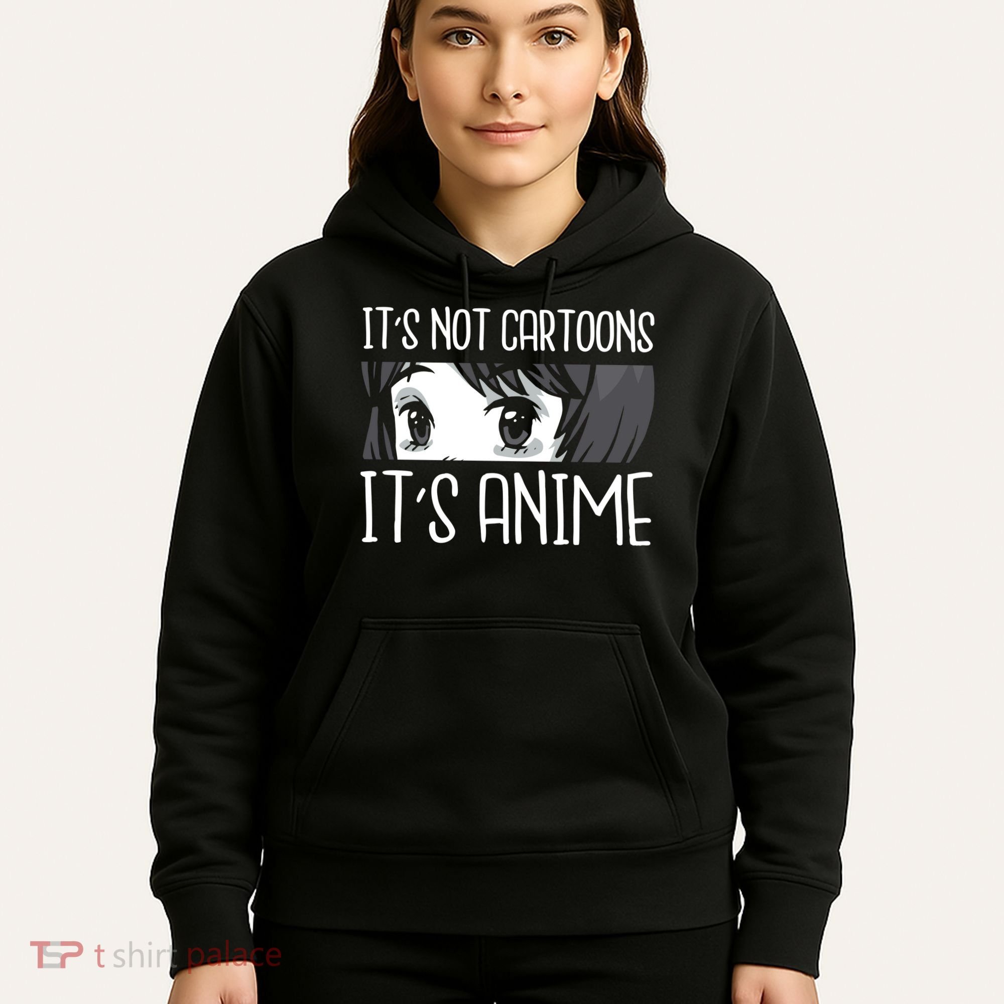 Not Cartoons It's Anime Hoodie