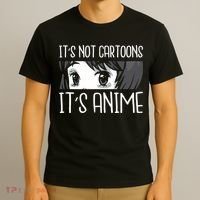 Not Cartoons It's Anime T-Shirt thumb 3