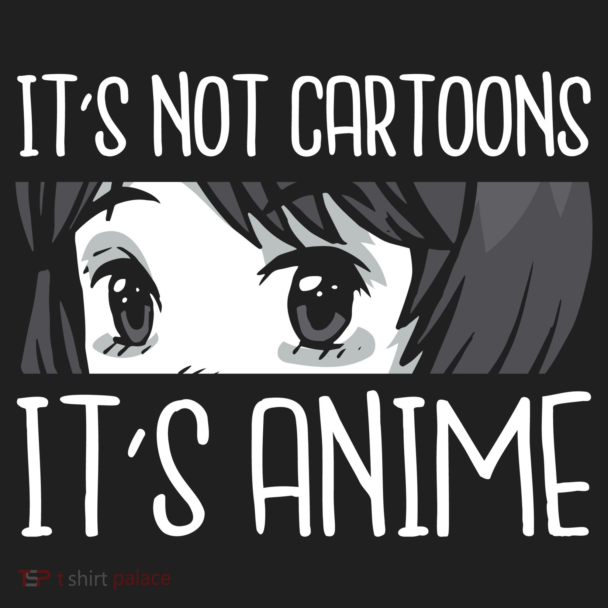 Not Cartoons It's Anime Women's Cooling Performance Crew T-Shirt