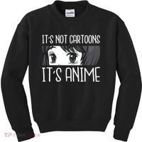 Not Cartoons It's Anime Kids Sweatshirt thumb 0