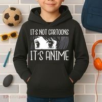 Not Cartoons It's Anime Kids Hoodie thumb 2