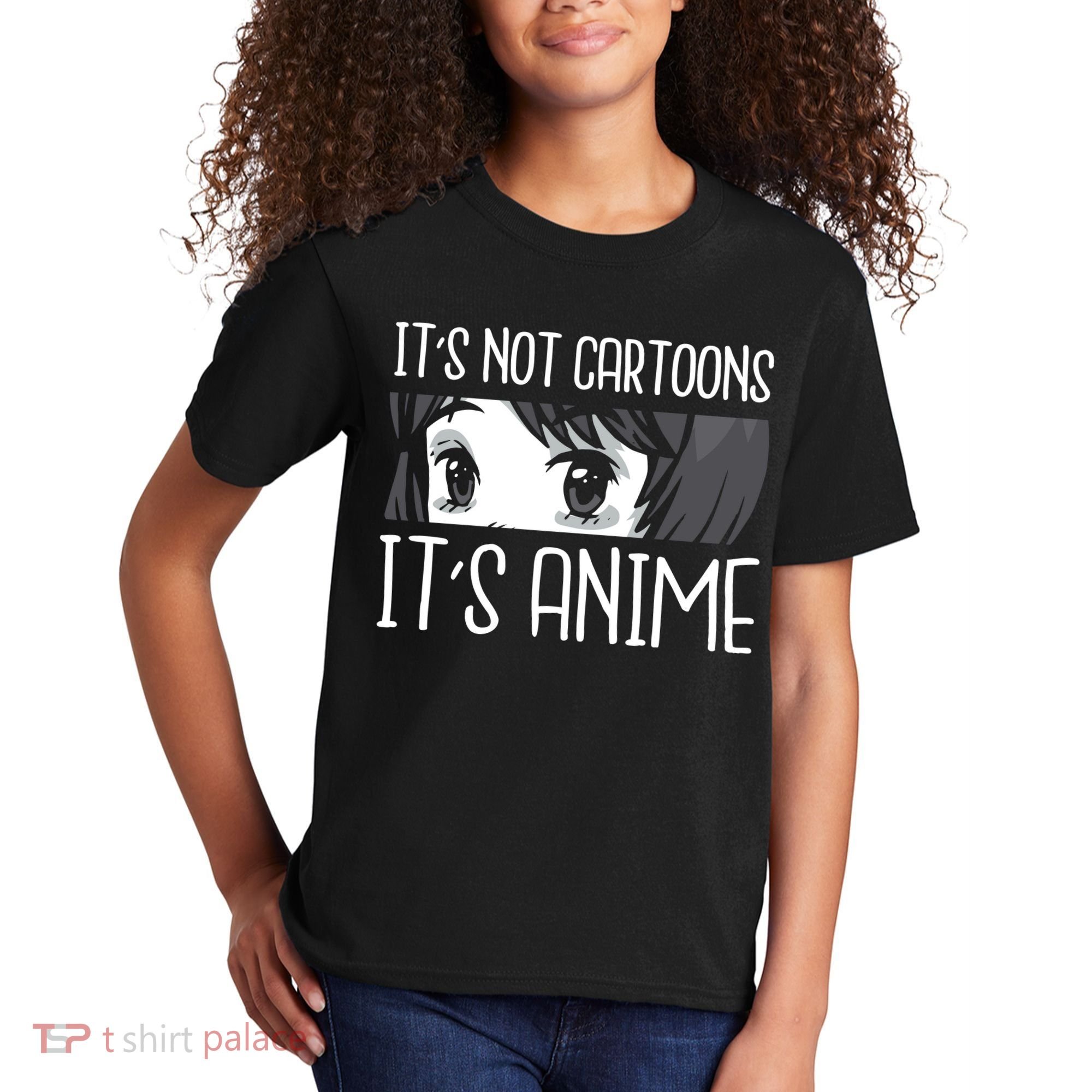 Not Cartoons It's Anime Kids T-Shirt