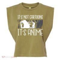 Not Cartoons It's Anime Garment-Dyed Women's Muscle Tee thumb 0