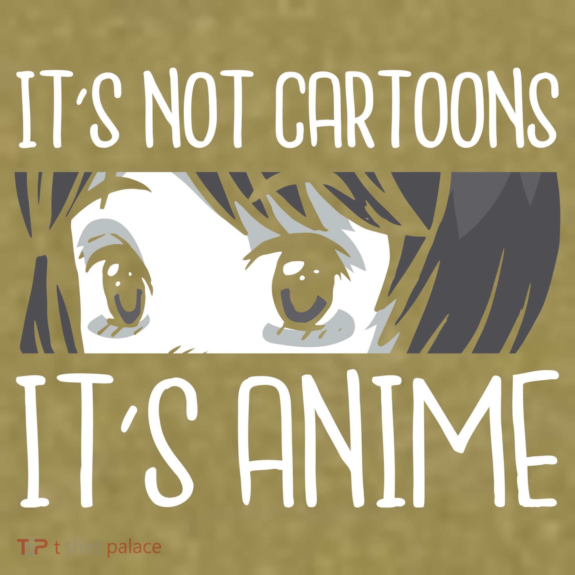 Not Cartoons It's Anime Garment-Dyed Women's Muscle Tee