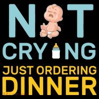 Not Crying Just Ordering Dinner Backpack thumb 2