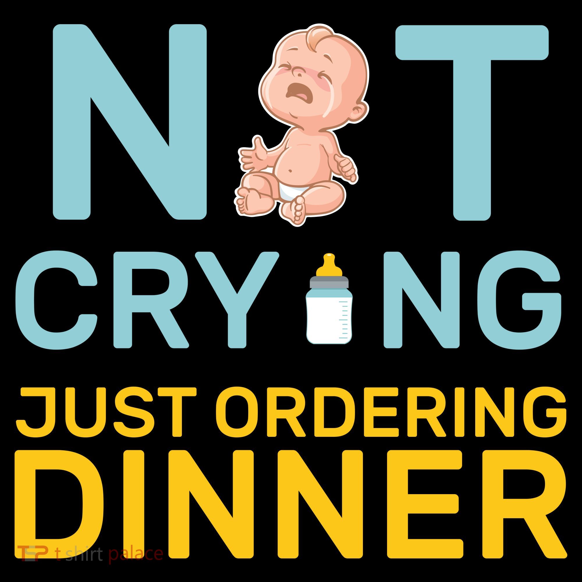 Not Crying Just Ordering Dinner Ornament