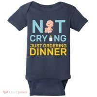 Not Crying Just Ordering Dinner Baby Bodysuit thumb 0