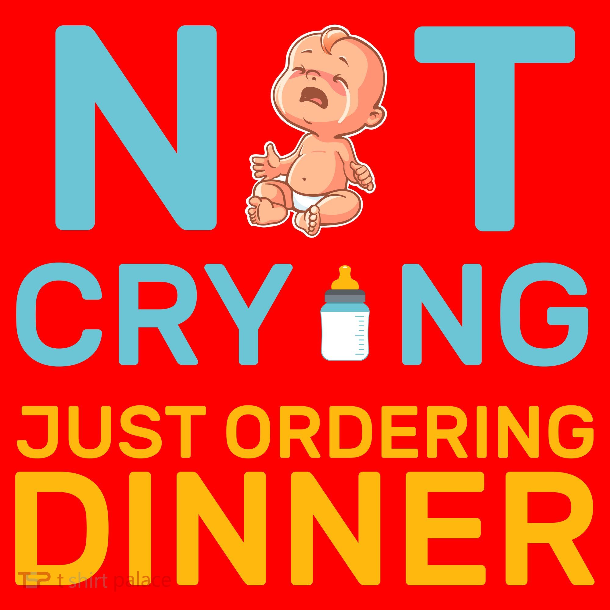 Not Crying Just Ordering Dinner Santa Hat