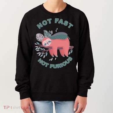 Not Fast Not Furious Sloth Cute Women's Sweatshirt