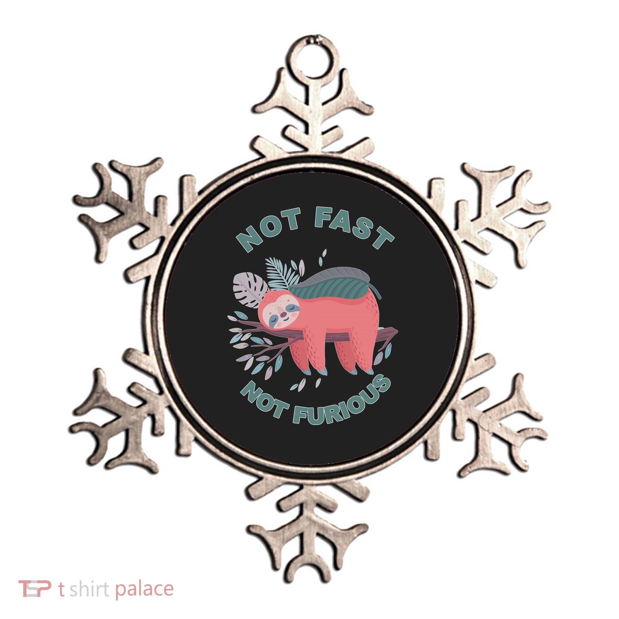 Not Fast Not Furious Sloth Cute Ornament