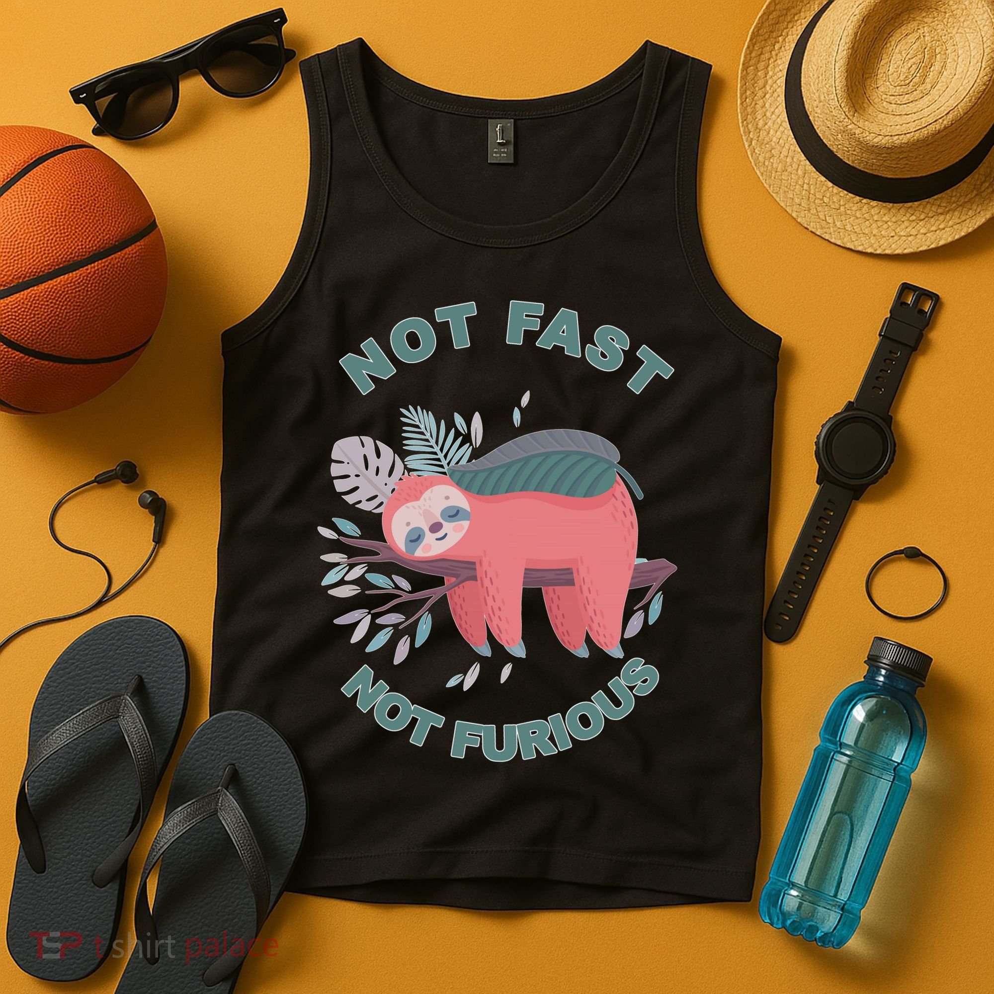 Not Fast Not Furious Sloth Cute Tank Top