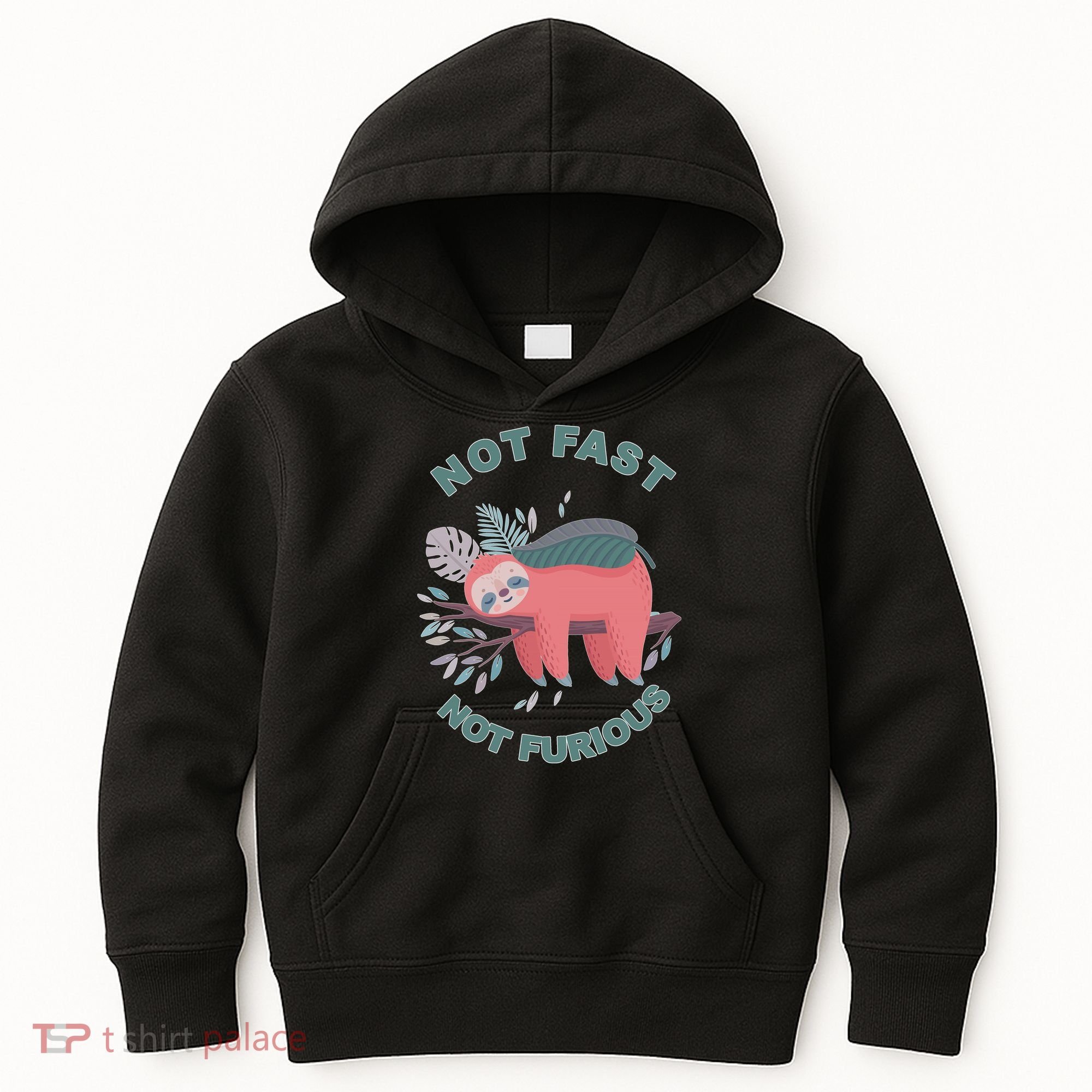Not Fast Not Furious Sloth Cute Kids Hoodie