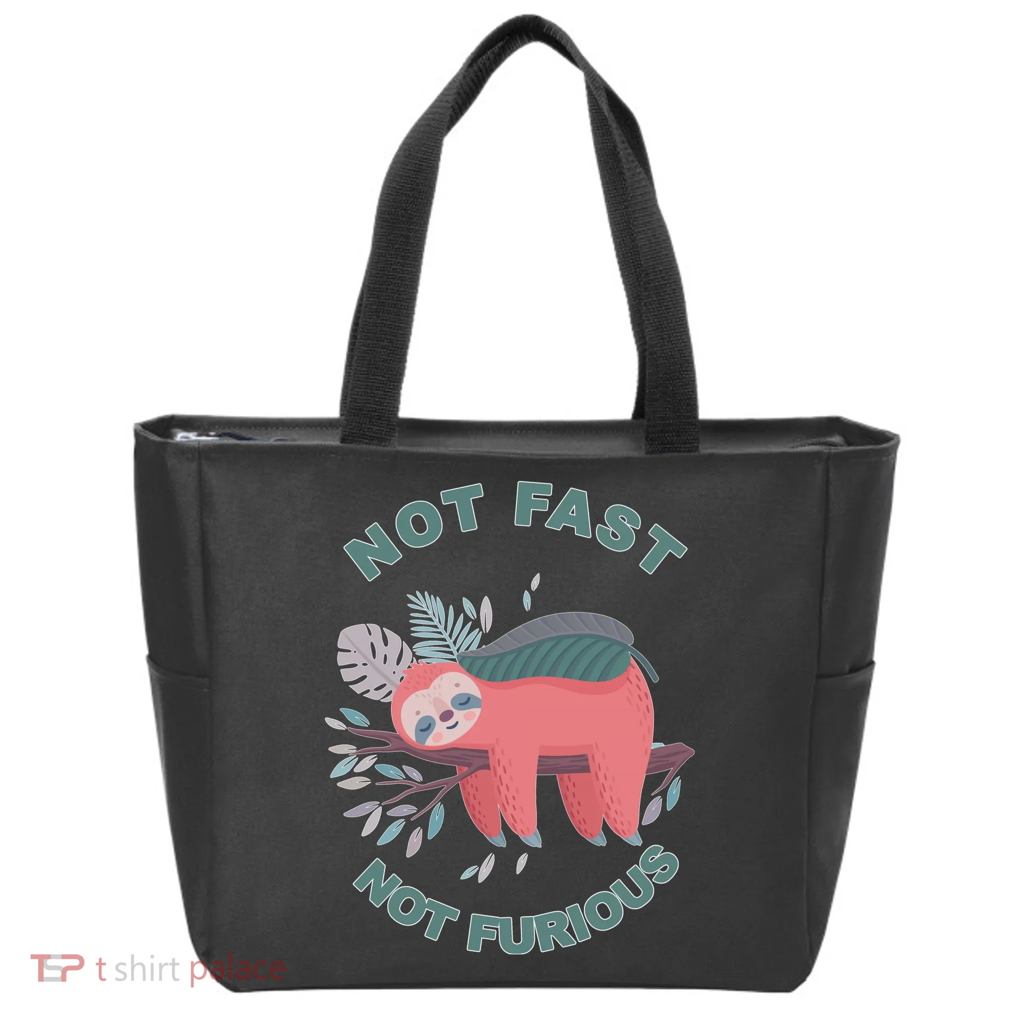 Not Fast Not Furious Sloth Cute Tote Bag