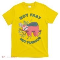 Not Fast Not Furious Sloth Cute T-Shirt thumb 0