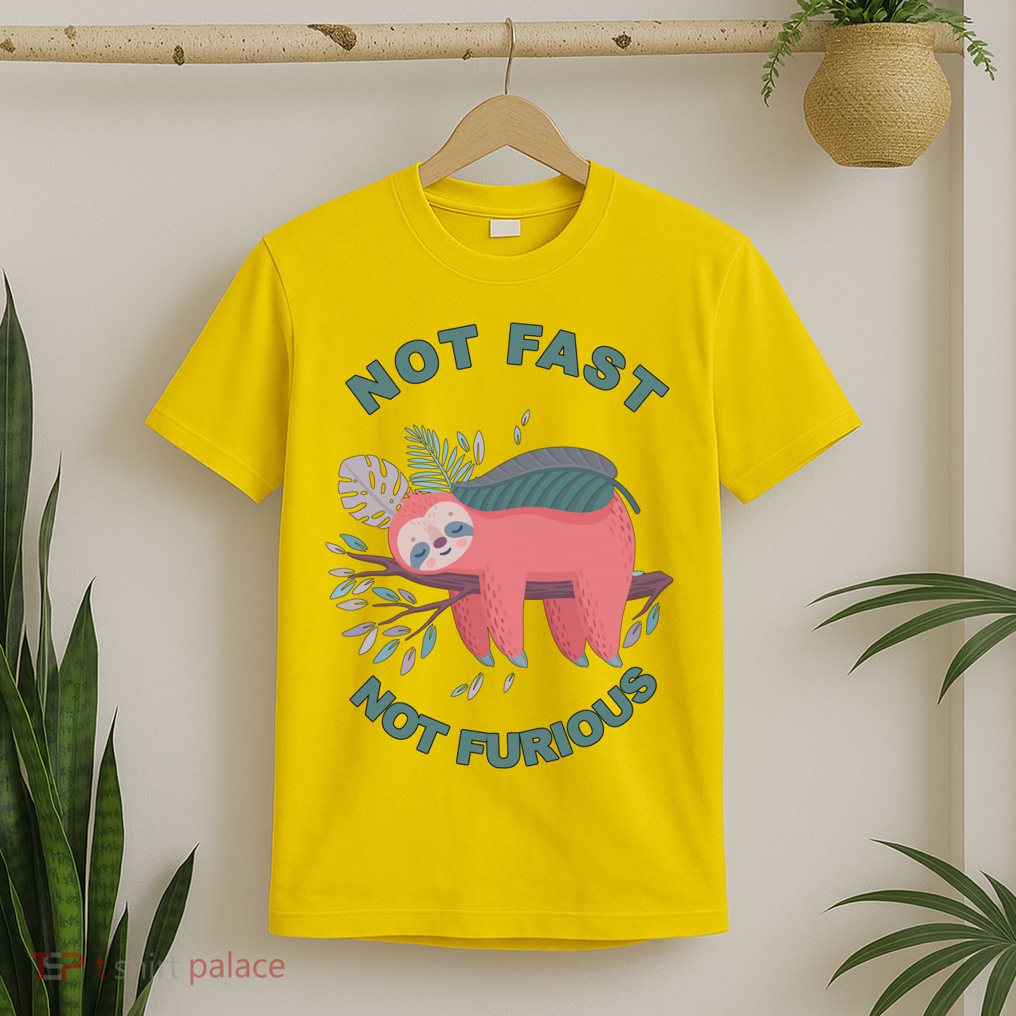 Not Fast Not Furious Sloth Cute T-Shirt