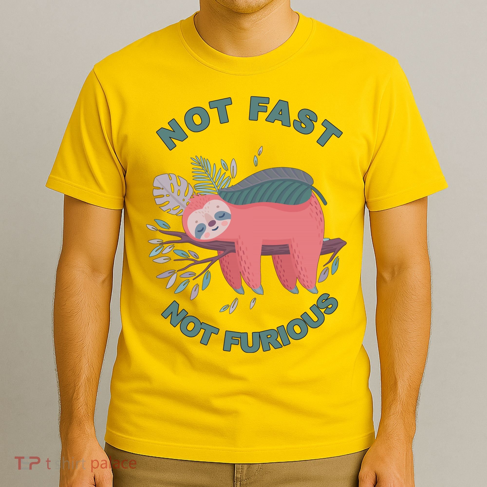 Not Fast Not Furious Sloth Cute T-Shirt