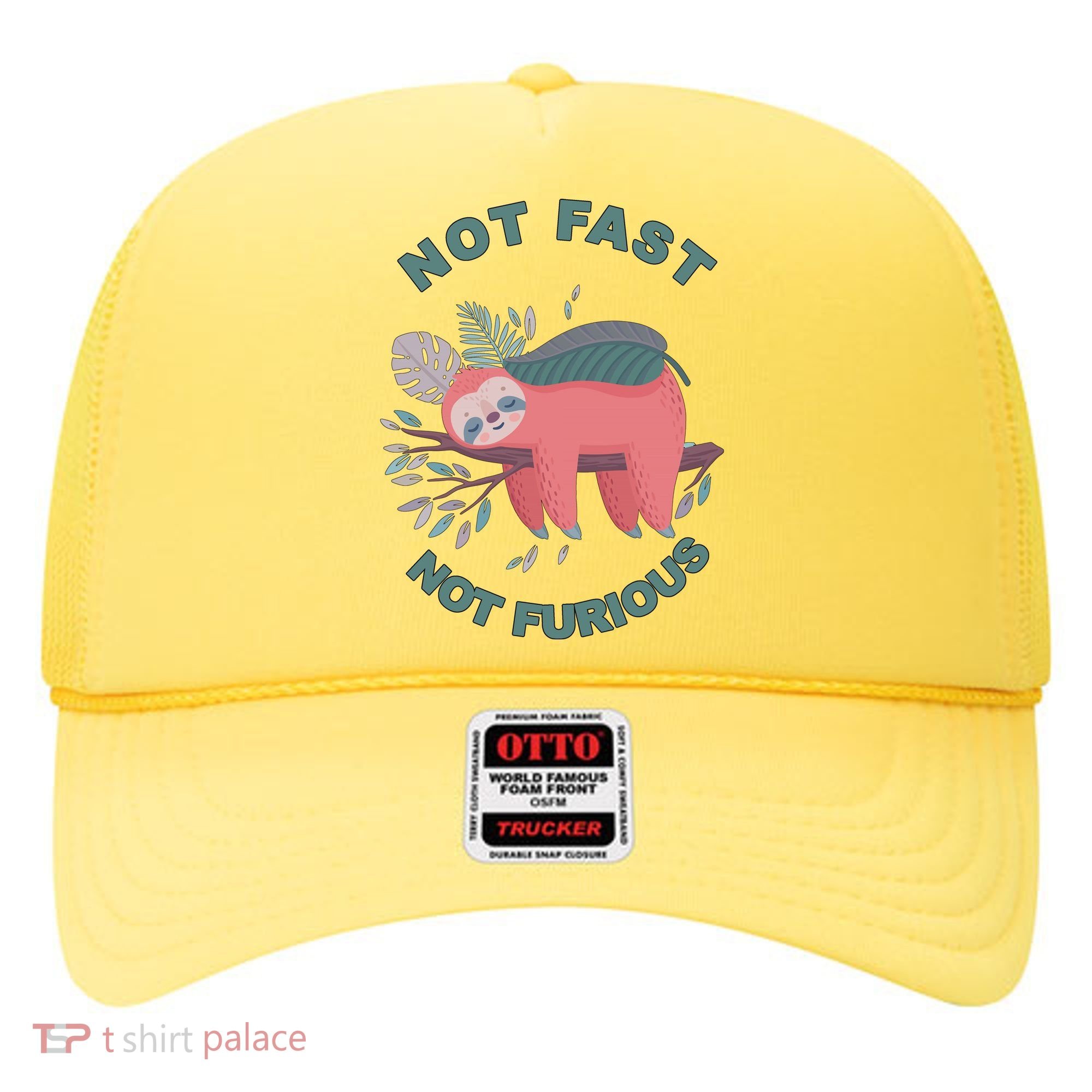 Not Fast Not Furious Sloth Cute Hat