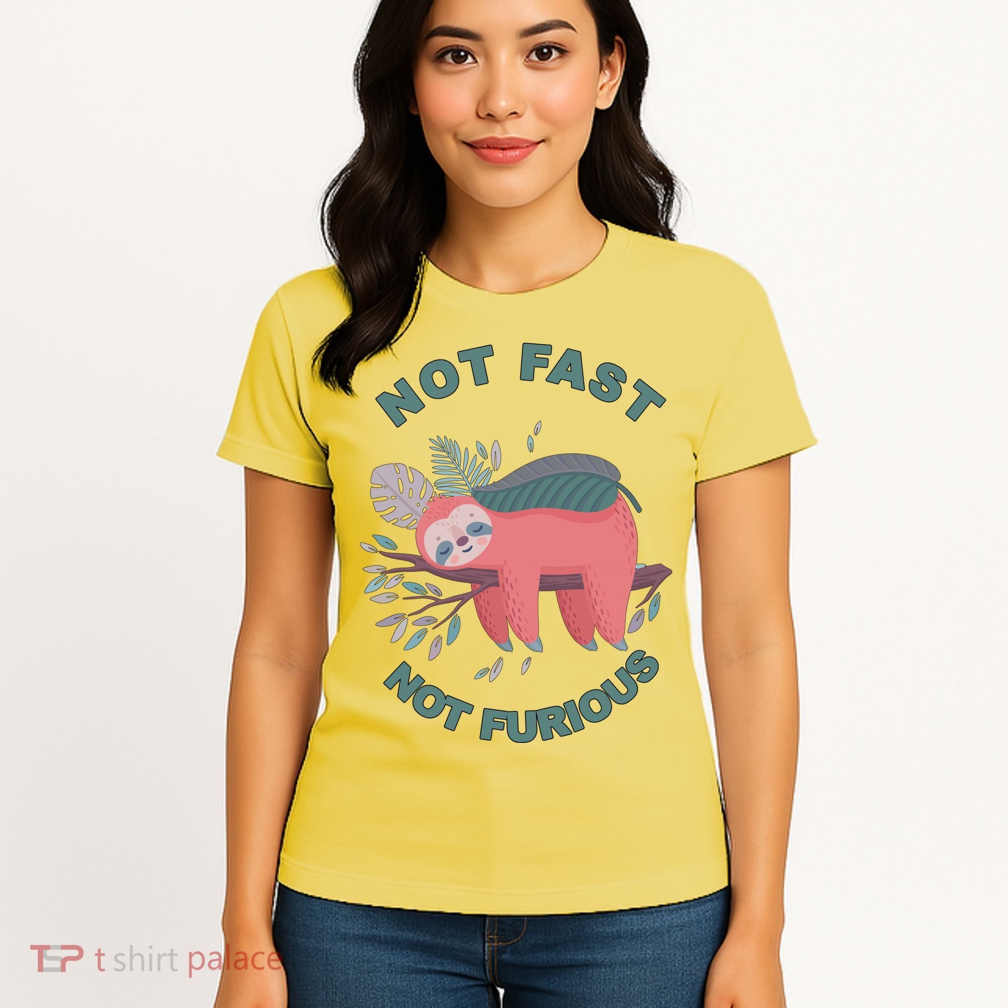 Not Fast Not Furious Sloth Cute Women's T-Shirt